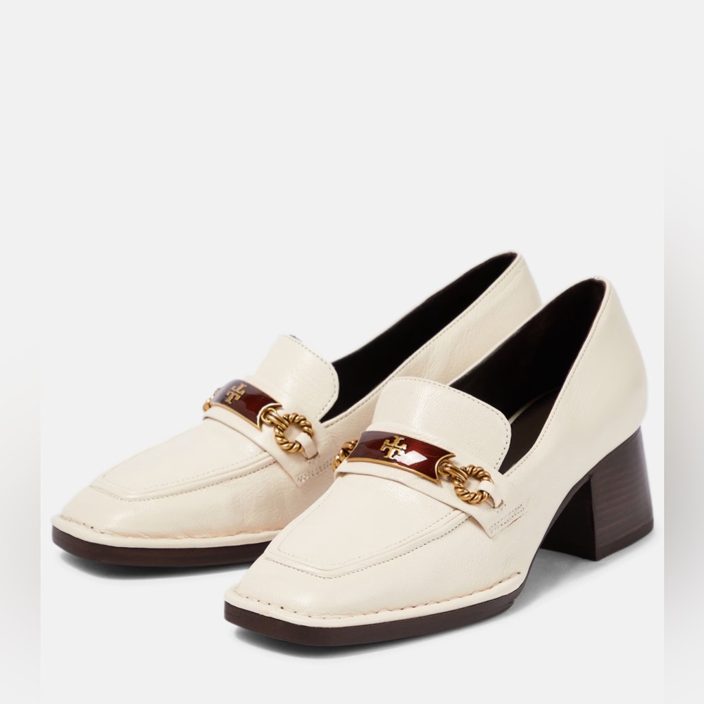 Tory Burch Perrine Gucci Styled Heeled Loafer Pump 55mm